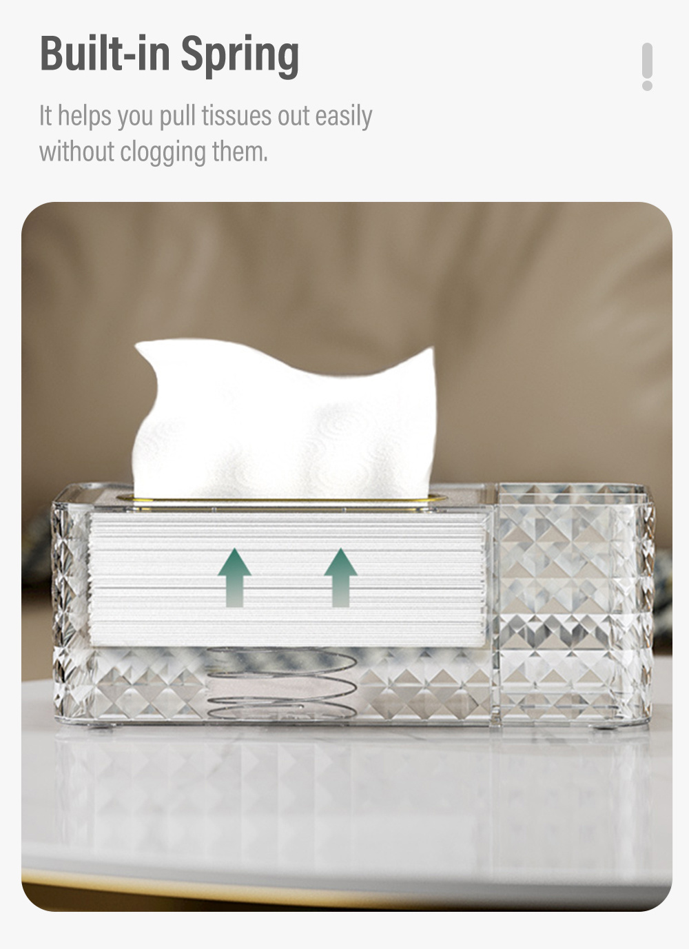 Diamond Texture Tissue Organizer-4